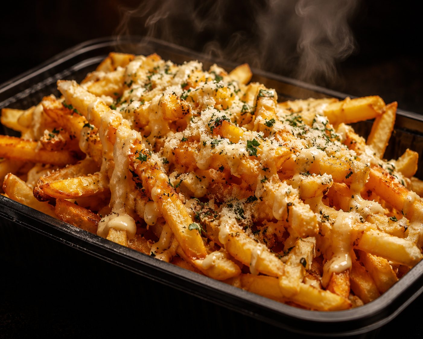 Garlic parmesan fries